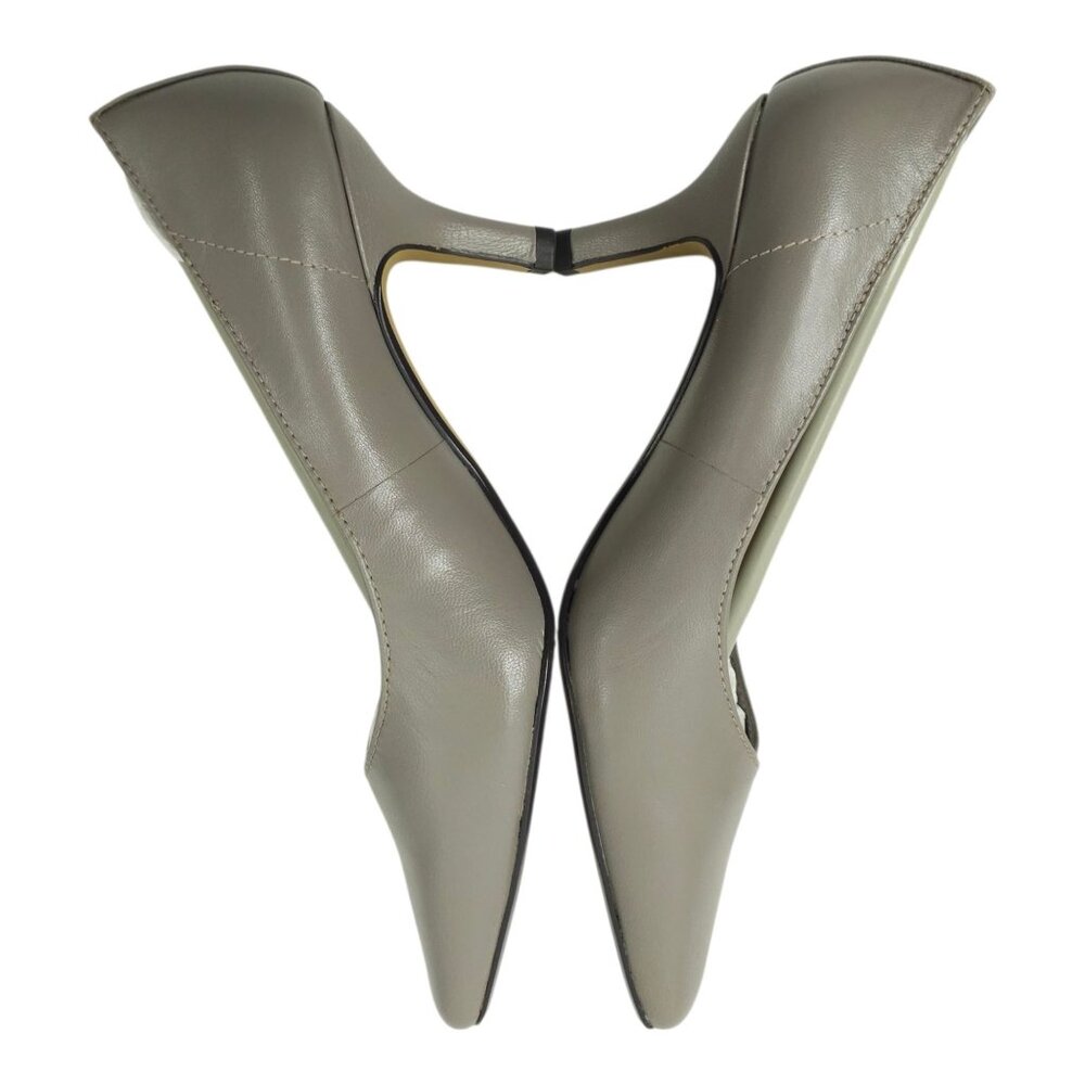 Bella Vita WOW Taupe Pump Womens Size 5 M Kitten Heel Kidskin Leather NEW - Picture 6 of 15